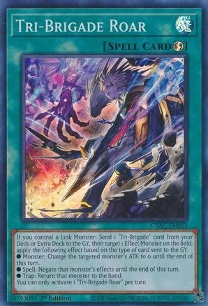 Image of Tri-Brigade Roar [CYAC-EN053] Super Rare