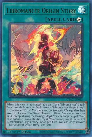 Image of Libromancer Origin Story [CYAC-EN063] Ultra Rare