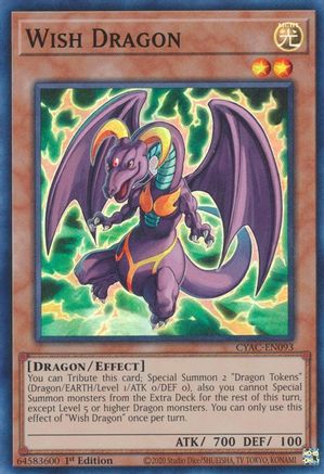 Image of Wish Dragon [CYAC-EN093] Super Rare