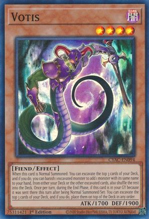 Image of Votis [CYAC-EN094] Super Rare