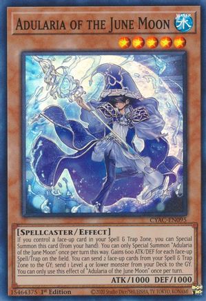 Image of Adularia of the June Moon [CYAC-EN095] Super Rare