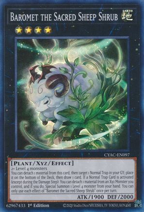 Image of Baromet the Sacred Sheep Shrub [CYAC-EN097] Super Rare