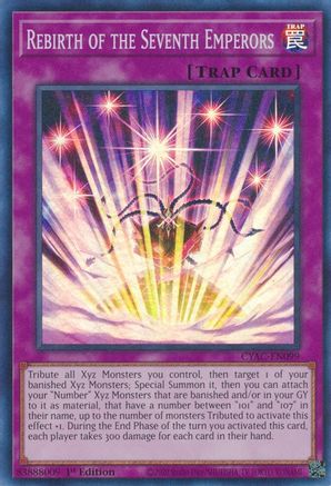 Image of Rebirth of the Seventh Emperors [CYAC-EN099] Super Rare