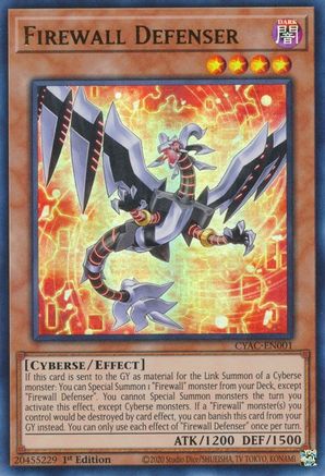 Image of Firewall Defenser [CYAC-EN001] Ultra Rare