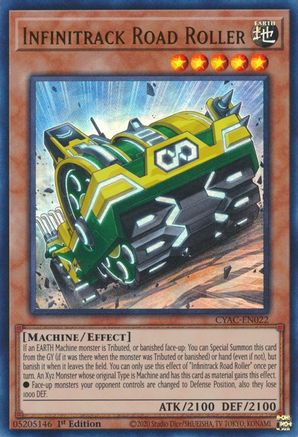 Image of Infinitrack Road Roller [CYAC-EN022] Ultra Rare