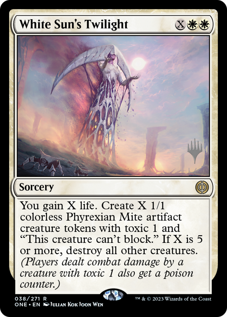 Image of White Sun's Twilight (Promo Pack) [Phyrexia: All Will Be One Promos]