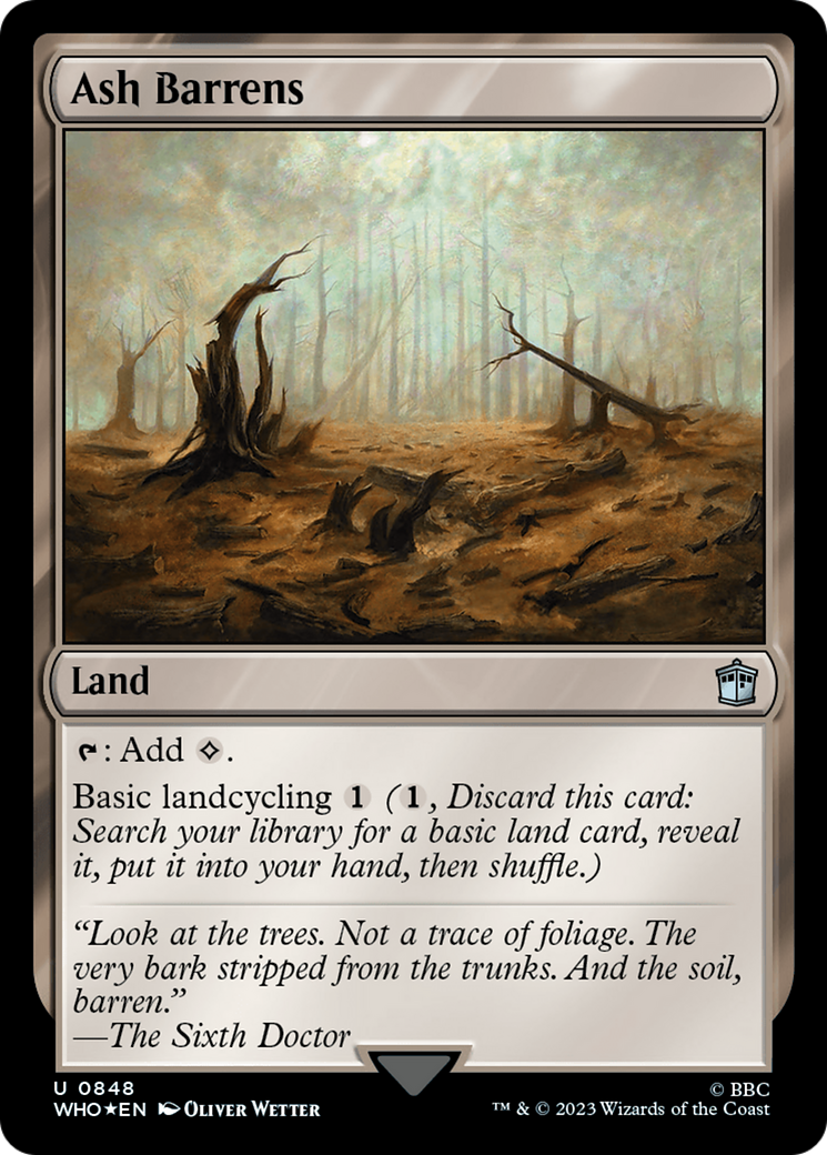 Image of Ash Barrens (Surge Foil) [Doctor Who]