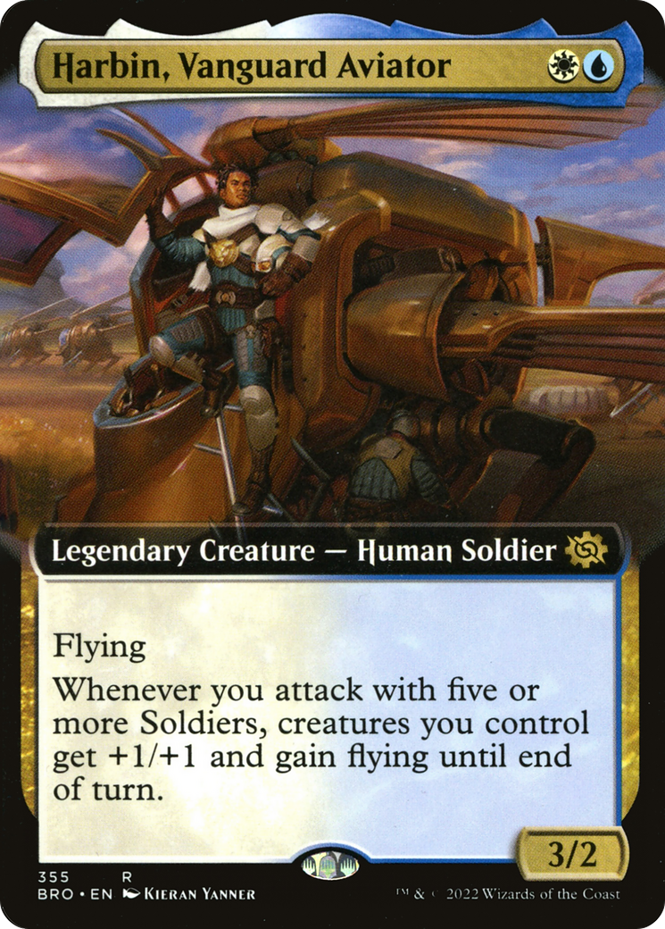 Image of Harbin, Vanguard Aviator (Extended Art) [The Brothers' War]