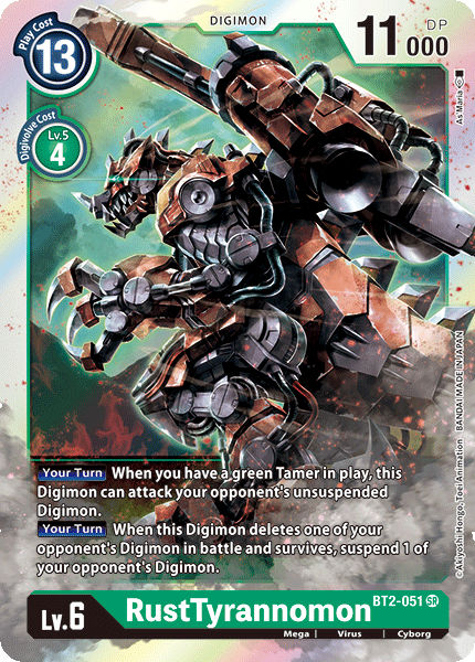 Image of RustTyrannomon [BT2-051] [Release Special Booster Ver.1.0]