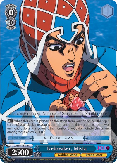 Image of Icebreaker, Mista (JJ/S66-TE13 TD) [JoJo's Bizarre Adventure: Golden Wind]
