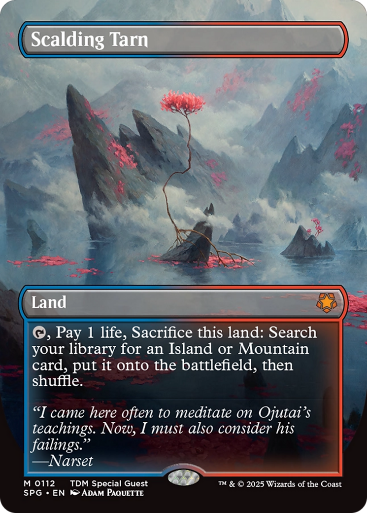 Image of Scalding Tarn (Borderless) [Tarkir: Dragonstorm Special Guests]