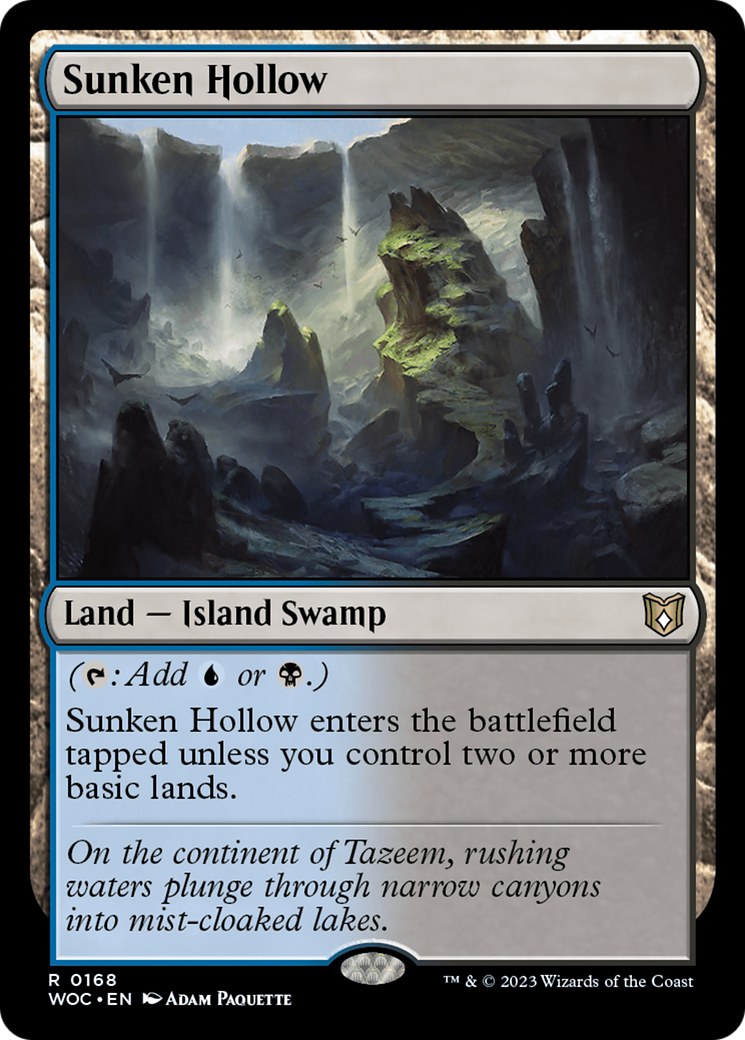 Image of Sunken Hollow [Wilds of Eldraine Commander]