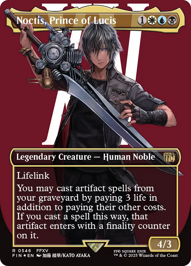 Image of Noctis, Prince of Lucis (Borderless) (Surge Foil) [FINAL FANTASY]