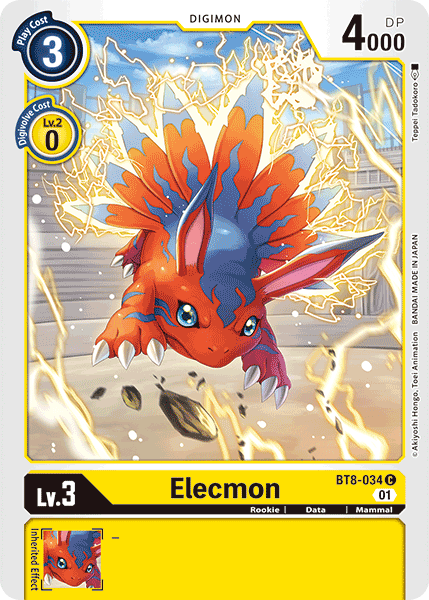 Image of Elecmon [BT8-034] [New Awakening]