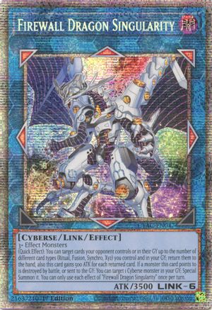 Image of Firewall Dragon Singularity [CYAC-EN047] Starlight Rare