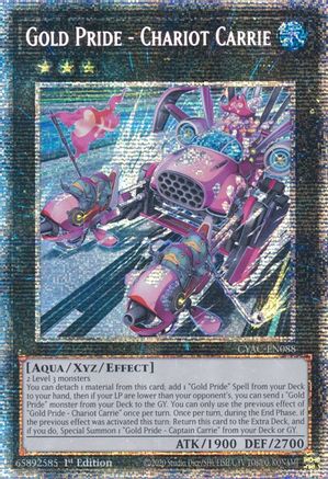 Image of Gold Pride - Chariot Carrie [CYAC-EN088] Starlight Rare