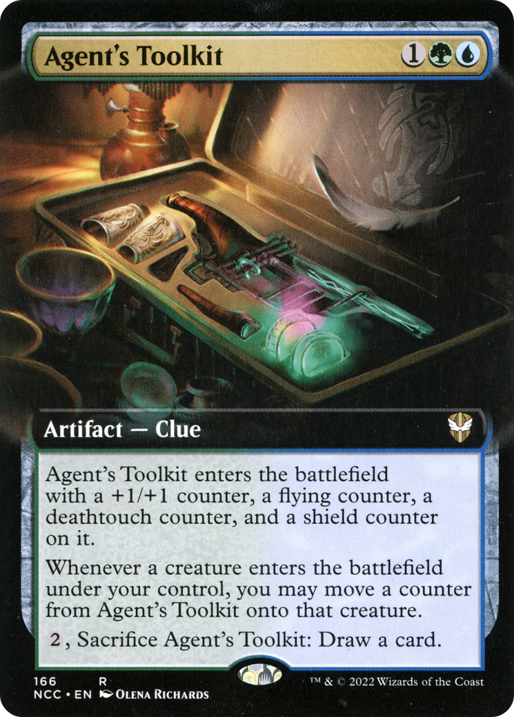 Image of Agent's Toolkit (Extended Art) [Streets of New Capenna Commander]