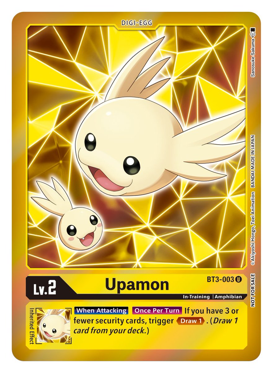 Image of Upamon [BT3-003] (Event Pack 2) [Release Special Booster Ver.1.5]