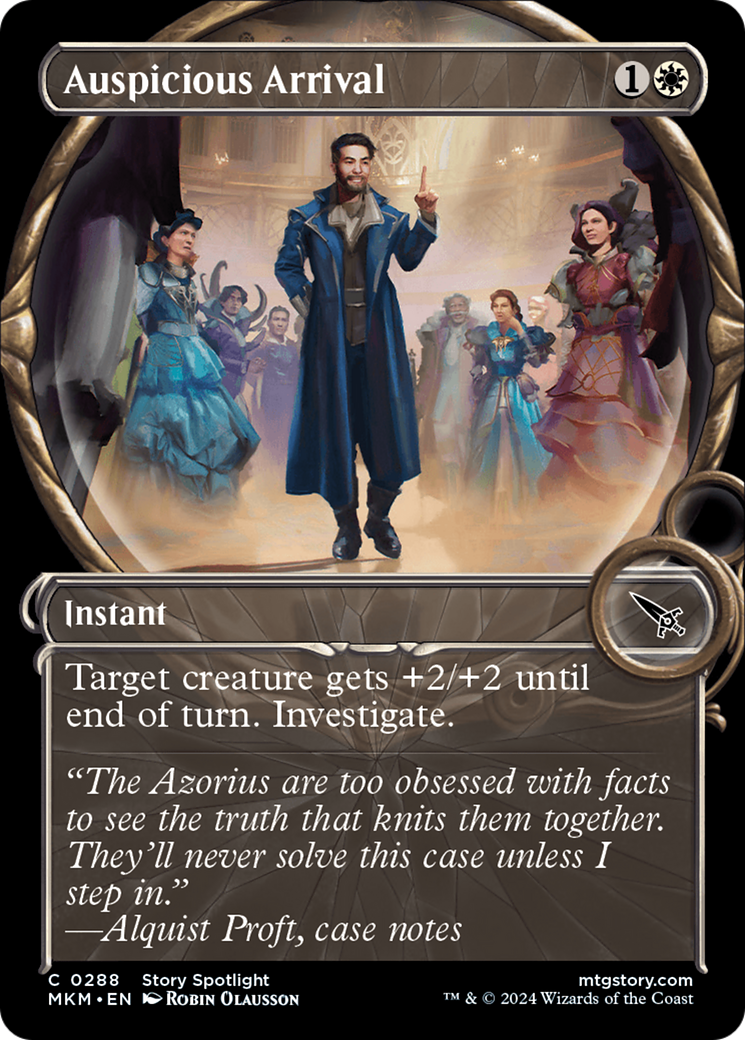 Image of Auspicious Arrival (Showcase) [Murders at Karlov Manor]