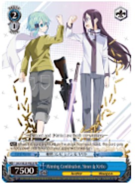 Image of Winning Combination, Sinon & Kirito (SAO/SE23-PE03 PR) (Alternate Art) (Promo) [Sword Art Online II]