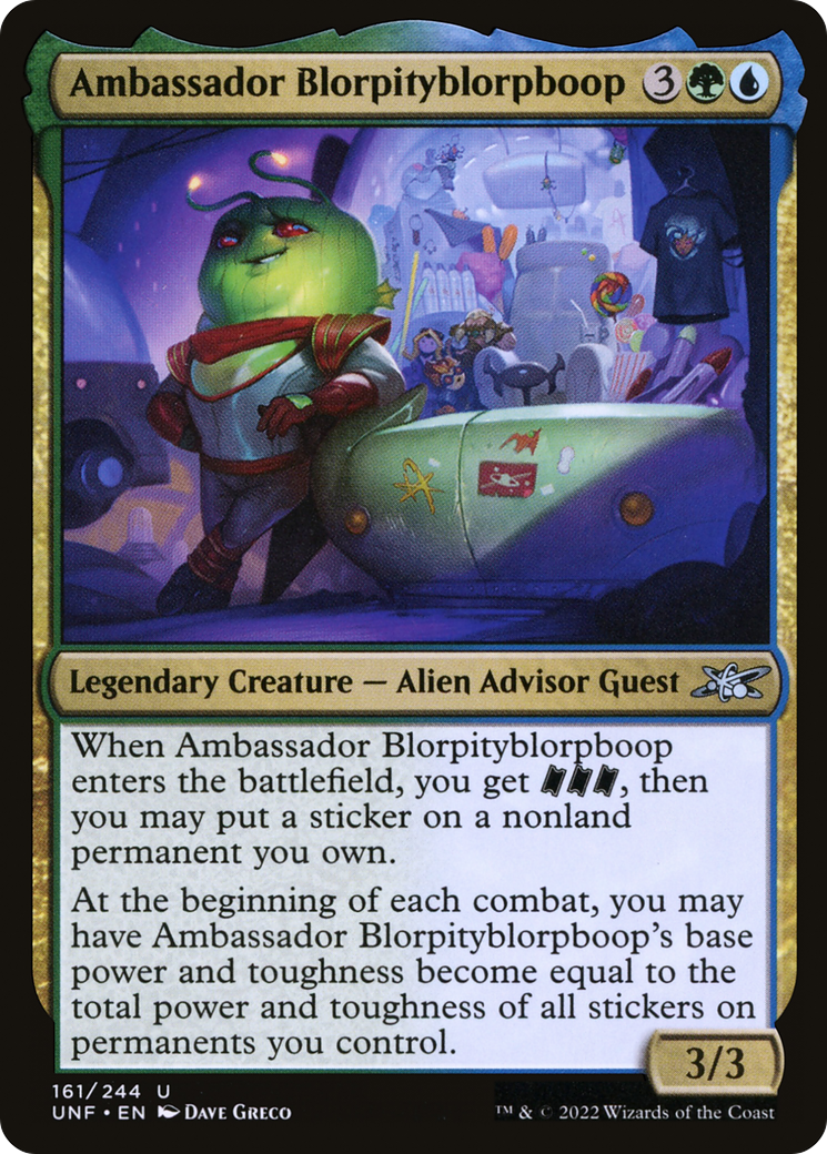 Image of Ambassador Blorpityblorpboop [Unfinity]