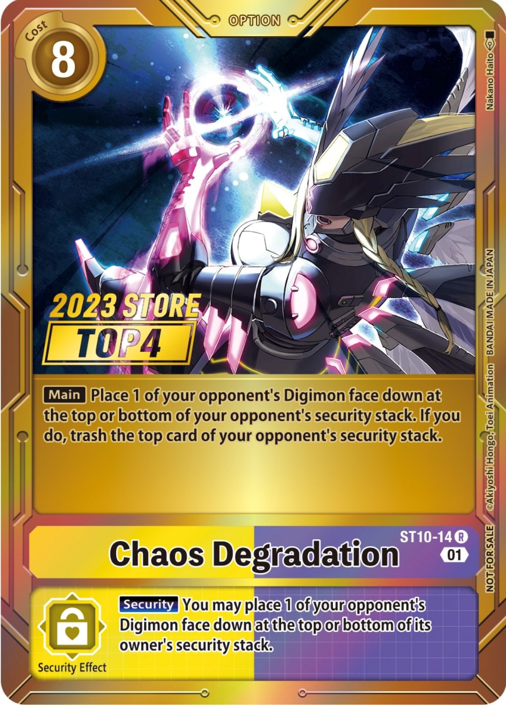 Image of Chaos Degradation [ST10-14] (2023 Store Top 4) [Starter Deck: Parallel World Tactician Promos]