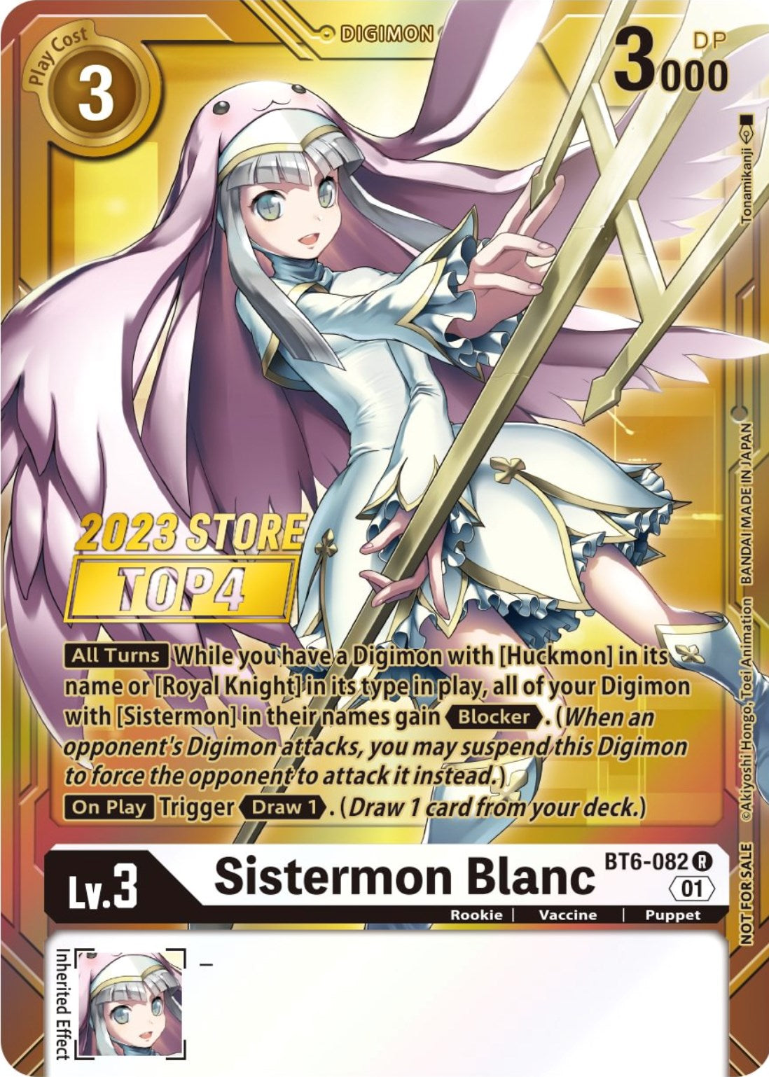 Image of Sistermon Blanc [BT6-082] (2023 Store Top 4) [Double Diamond Promos]
