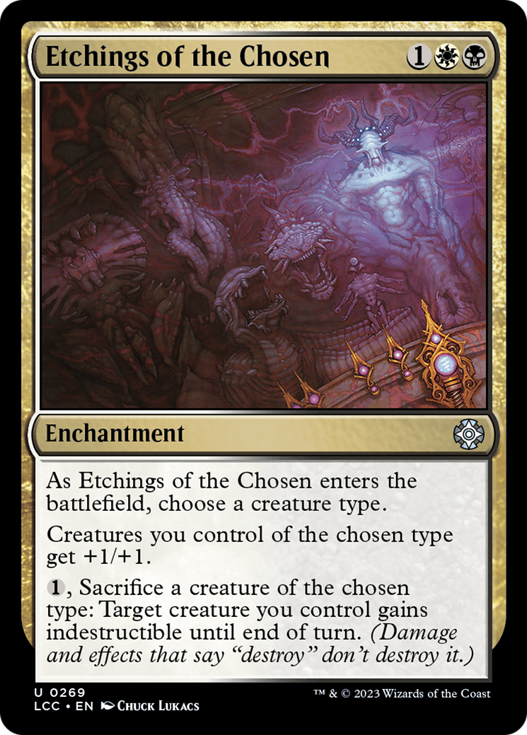 Image of Etchings of the Chosen [The Lost Caverns of Ixalan Commander]