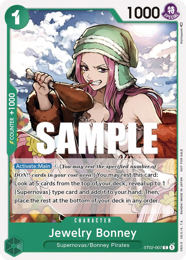 Image of Jewelry Bonney (Tournament Pack Vol. 3) [Participant] [One Piece Promotion Cards]