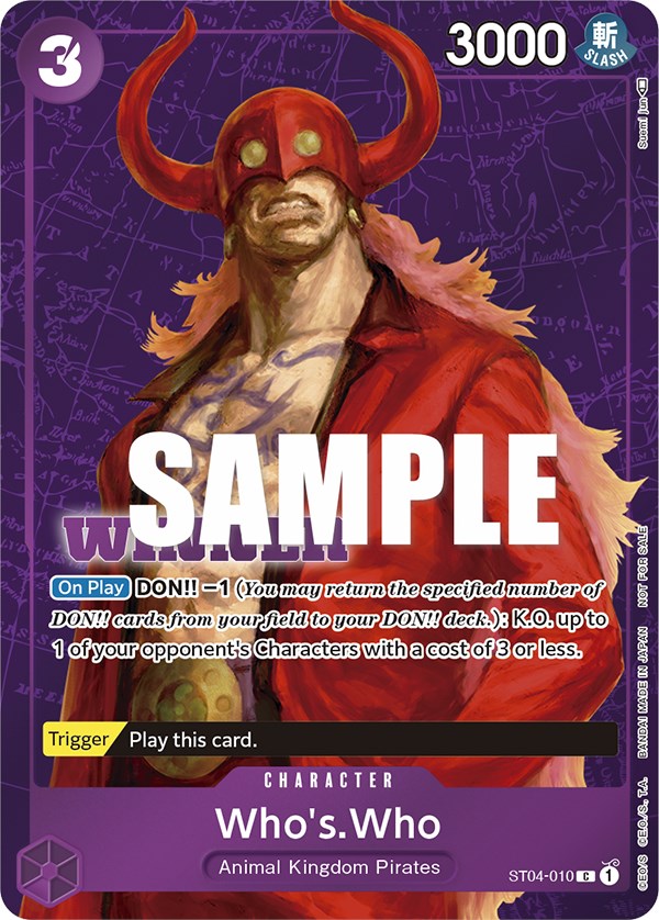 Image of Who's.Who (Tournament Pack Vol. 3) [Winner] [One Piece Promotion Cards]