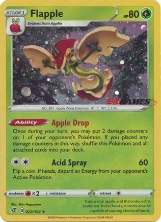 Image of Flapple (022/192) (EB Games Exclusive) [Sword & Shield: Rebel Clash]