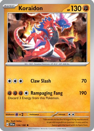 Image of Koraidon (124/198) (Theme Deck Exclusive) [Scarlet & Violet: Black Star Promos]
