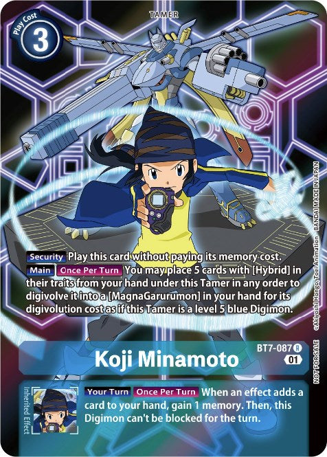 Image of Koji Minamoto [BT7-087] (D-Scanner Alternate Art) [Next Adventure Promos]