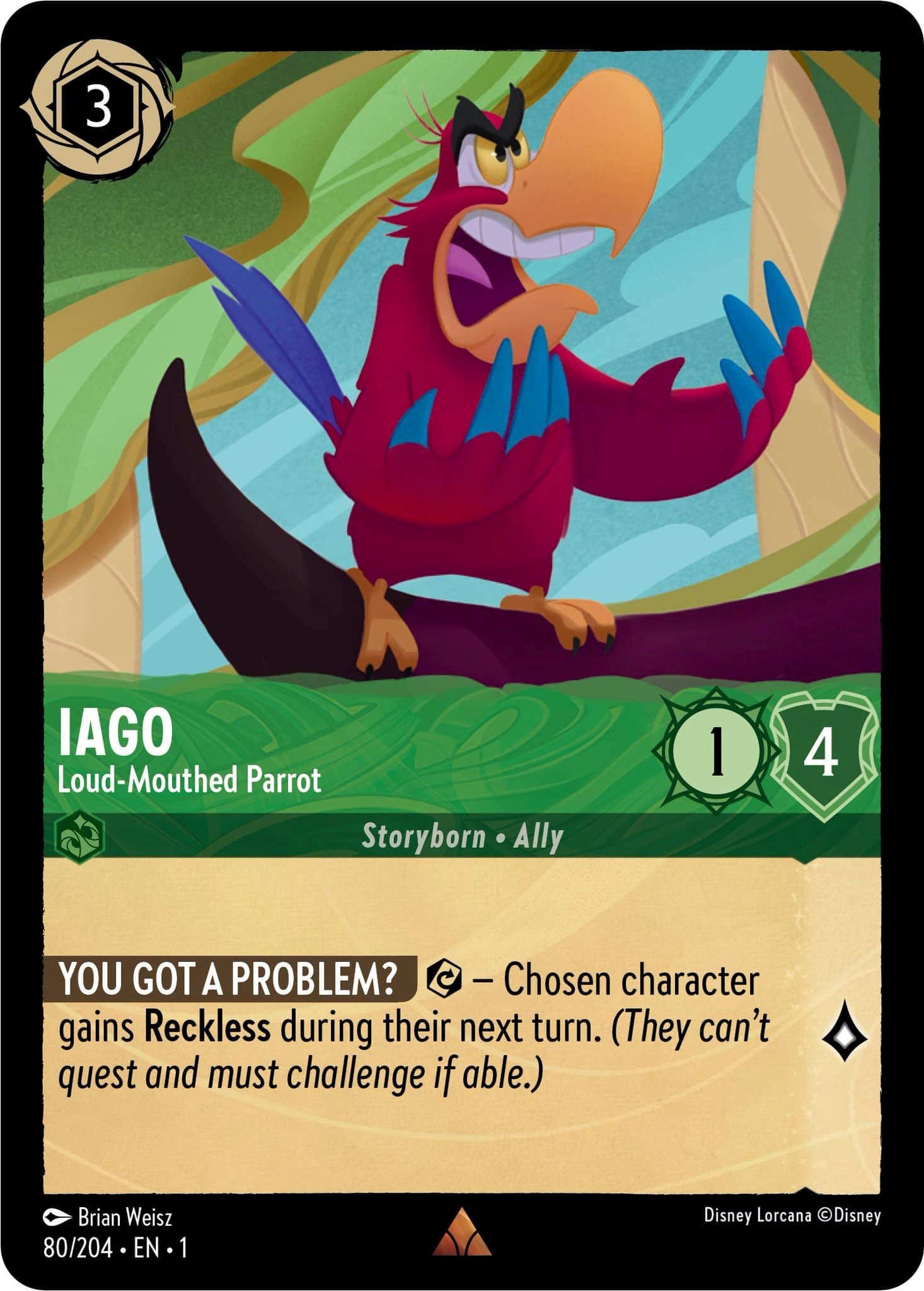 Image of Iago - Loud-Mouthed Parrot (80/204) [The First Chapter]