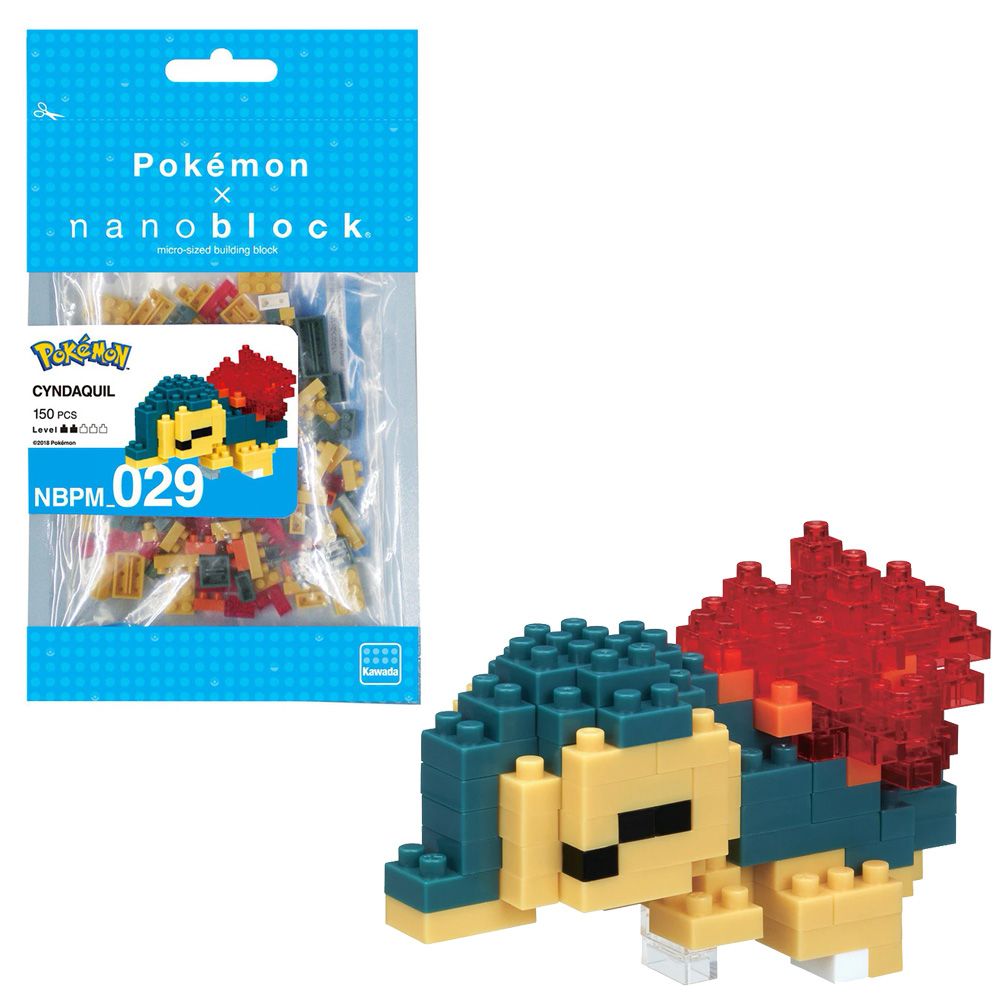 Image of Cyndaquil Nanoblock Pokemon Figure