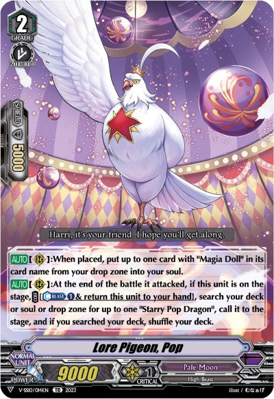 Image of Lore Pigeon, Pop (Foil) (V-SS10/014EN) [Premium Battle Deckset 2023]