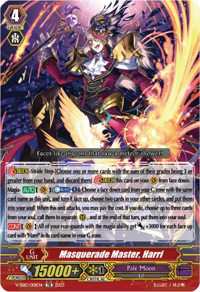 Image of Masquerade Master, Harri (Foil) (V-SS10/001EN) [Premium Battle Deckset 2023]