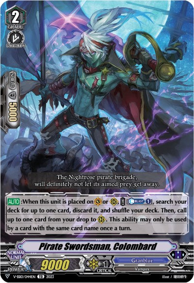 Image of Pirate Swordsman, Colombard (Foil) (V-SS10/044EN) [Premium Battle Deckset 2023]