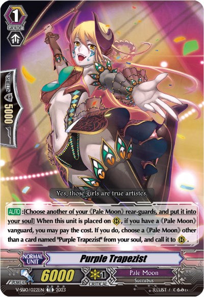 Image of Purple Trapezist (Foil) (V-SS10/022EN) [Premium Battle Deckset 2023]