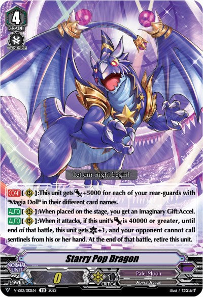 Image of Starry Pop Dragon (Foil) (V-SS10/012EN) [Premium Battle Deckset 2023]