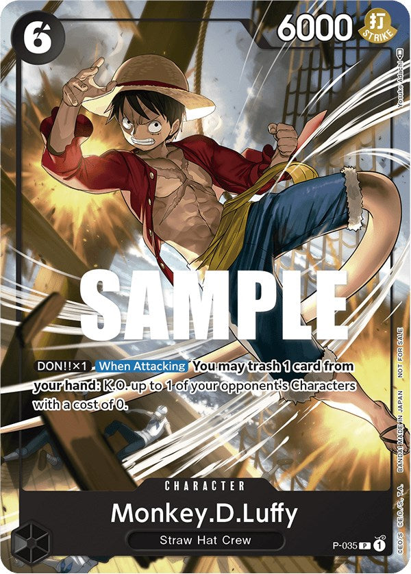Image of Monkey.D.Luffy (Pirates Party Vol. 3) [One Piece Promotion Cards]