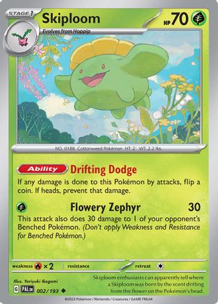 Image of Skiploom (002/193) [Scarlet & Violet: Paldea Evolved]