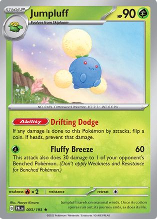 Image of Jumpluff (003/193) [Scarlet & Violet: Paldea Evolved]
