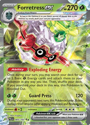 Image of Forretress ex (005/193) [Scarlet & Violet: Paldea Evolved]