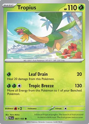 Image of Tropius (007/193) [Scarlet & Violet: Paldea Evolved]