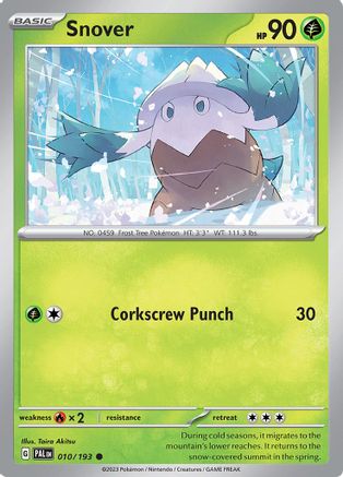 Image of Snover (010/193) [Scarlet & Violet: Paldea Evolved]