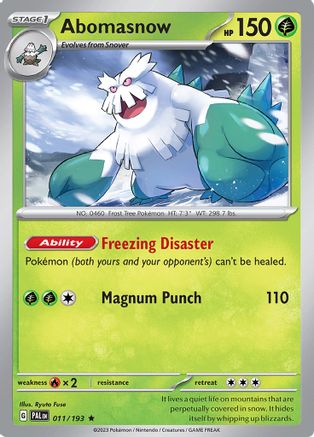 Image of Abomasnow (011/193) [Scarlet & Violet: Paldea Evolved]