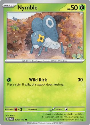 Image of Nymble (020/193) [Scarlet & Violet: Paldea Evolved]