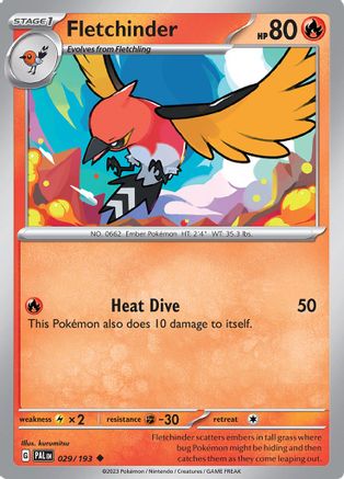 Image of Fletchinder (029/193) [Scarlet & Violet: Paldea Evolved]