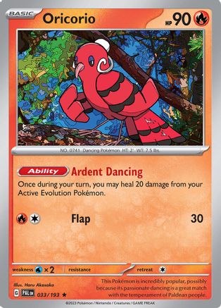 Image of Oricorio (033/193) [Scarlet & Violet: Paldea Evolved]